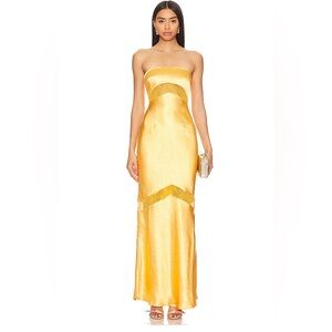 Runaway The Label Melrose Dress in Golden
Size small